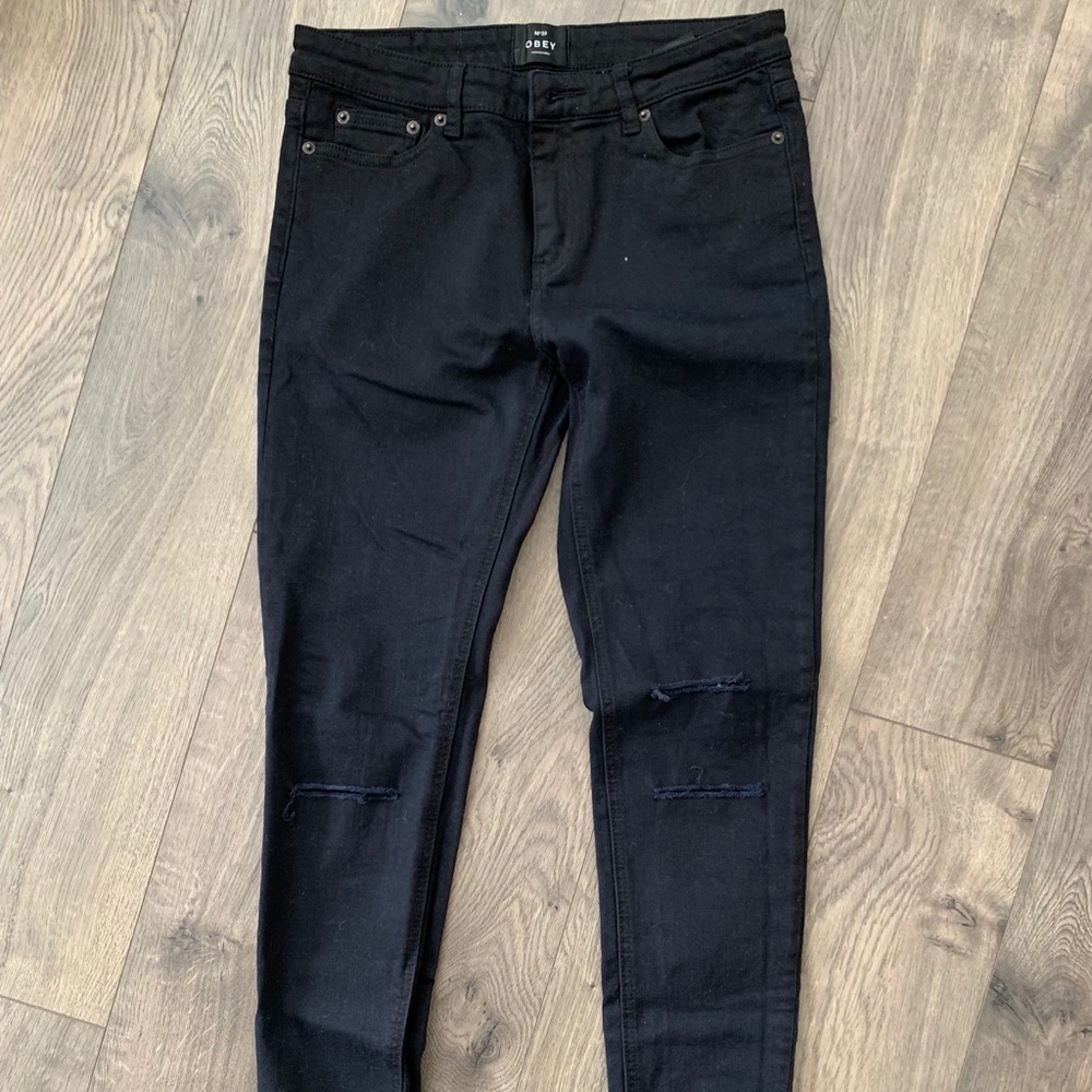 Obey - black jeans - Size 27